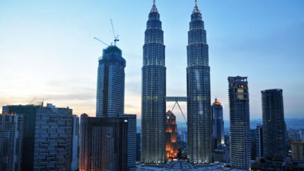 Das islamisch geprägte Kuala Lumpur zählt zu den Shopping-Metropolen Asiens - auch zur Weihnachtszeit