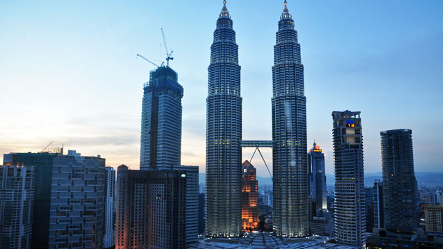 Das islamisch geprägte Kuala Lumpur zählt zu den Shopping-Metropolen Asiens - auch zur Weihnachtszeit