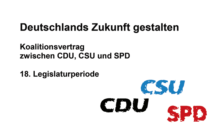 Union und SPD wollen Deutschlands Zukunft gestalten - seit Mittwoch weiß die Republik auch, wie