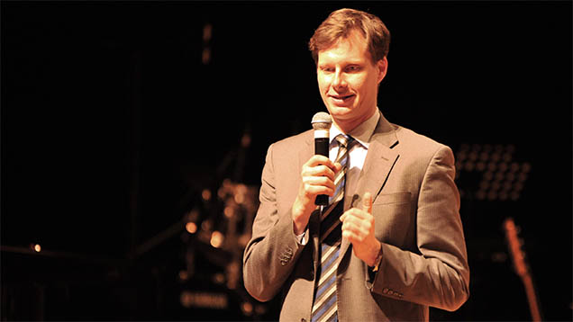 Christen sollten sich in den Medien auf Jesus konzentrieren, sagte Markus Spieker, Korrespondent im ARD-Hauptstadtbüro, beim Christlichen Medienkongress