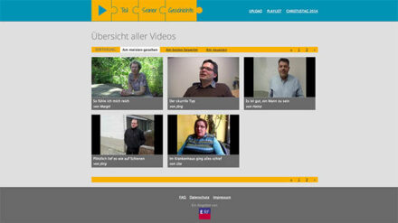Wer eine Geschichte mit Gott erlebt hat, kann sie in einem Video erzählen und über die Webseite www.teil-seiner-geschichte.de dem ERF zukommen lassen