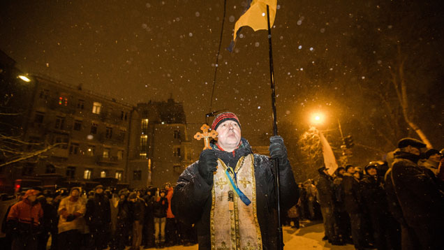 Auch Christen in der Ukraine setzen sich für Menschenrechte ein