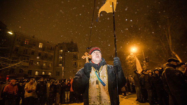 Auch Christen in der Ukraine setzen sich für Menschenrechte ein