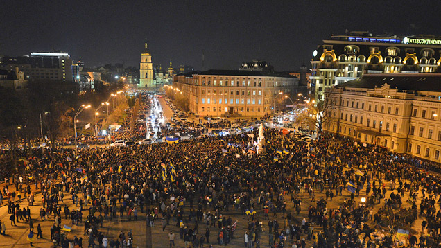 Offene Zukunft: Noch ist unabsehbar, wohin die Proteste in der Ukraine führen