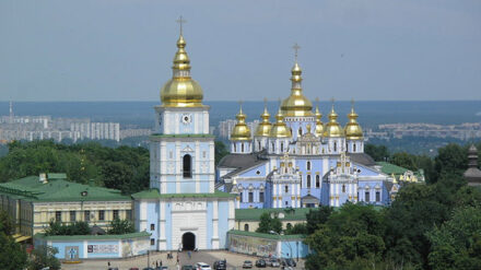 Unterstützte die Oppositionsbewegung in Kiew: die ukranisch-orthodoxe Kirche.