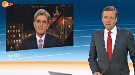 Die Fragen von Claus Kleber brachen "wie ein Strafgericht" über Joe Kaeser herein, heißt es in einem Artikel der FAZ