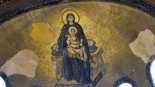 Maria und Jesus in der Hagia Sophia: Christen in der Türkei fürchten sich vor nationalistischen Gewalttätern