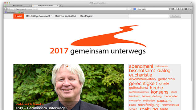 Auf der Webseite www.2017gemeinsam.de kann mitdiskutieren zur Reformation und ihre Konsequenzen