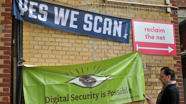 Gegen die NSA, für Snowden: Die "re:publica" beschäftigt sich in diesem Jahr besonders mit der Informationsfreiheit