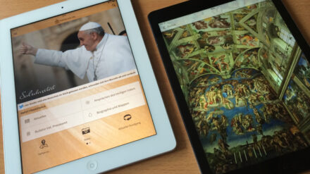 Katholische iPad-Besitzer dürfen sich freuen: Seit Dienstag ist der Vatikan mit einer neuen App auf den Geräten vertreten