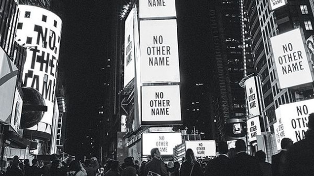 Der Times Square auf einem Cover-Ausschnitt der neuen Hillsong CD „No other name", die im Juli erscheint