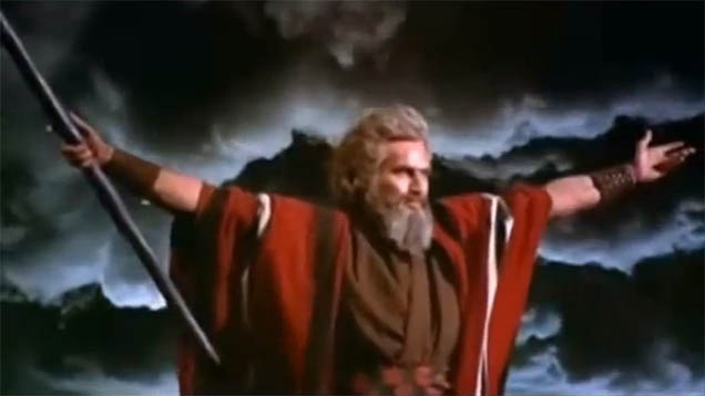 "Die Zehn Gebote" mit Charlton Heston als Moses gilt immer noch als Klassiker und wichtigster Bibel-Film