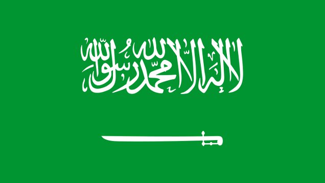 „Es gibt keinen Gott außer Gott und Mohammed ist sein Prophet“, steht auf der saudi-arabischen Flagge. Geert Wilders hat auf Stickern daran angelehnt stattdessen Islambeleidigungen formuliert. Das passt Saudi-Arabien gar nicht