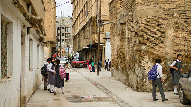 Ein christliches Viertel im Irak: In manchen Regionen sind Gegenden wie diese mittlerweile von Christen verlassen