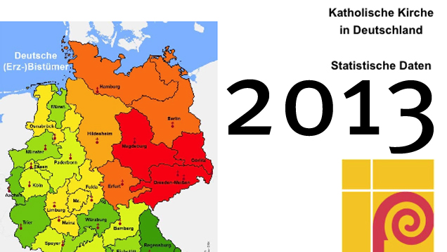 Die Deutsche Bischofskonferenz veröffentlicht die Statistik für 2013