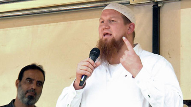 Der Salafisten-Prediger Pierre Vogel versucht, in Norddeutschland Fuß zu fassen. Bei einem Auftritt am Samstag hat er Christen verhöhnt