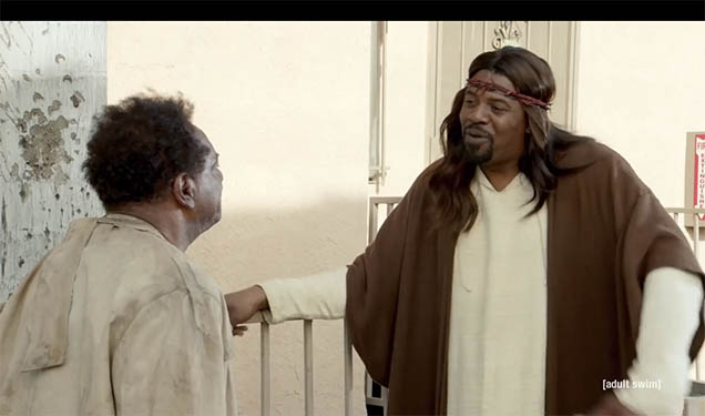 In der neuen Serie „Black Jesus“ tritt Jesus als Schwarzer auf, der kifft und flucht. Gegner wollen die Sendung verhindern
