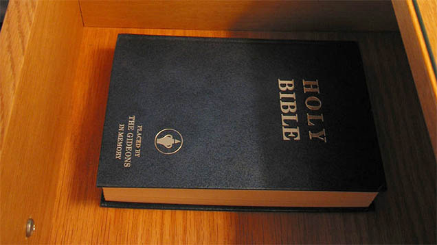 In Zimmern der britischen Hotelkette „Travelodge“ gibt es ab sofort keine Bibeln mehr