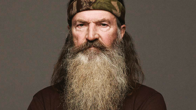 Wem würde Phil Robertson abgesehen von Enten noch den „Kopf wegpusten“?