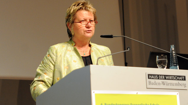 NRW-Schulministerin Silvia Löhrmann wünscht sich von den Evangelischen Schulen mehr Engagement beim Thema Inklusion