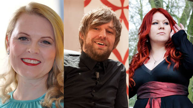 Die Jury von „SongTalent 2015“: (v.l.n.r.): Patricia Kelly, Johannes Falk, Yasmina Hunzinger