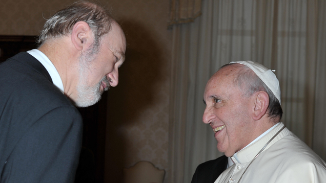 Thomas Schirrmacher und Papst Franziskus haben über eine Zusammenarbeit von Evangelikalen und Katholiken gesprochen