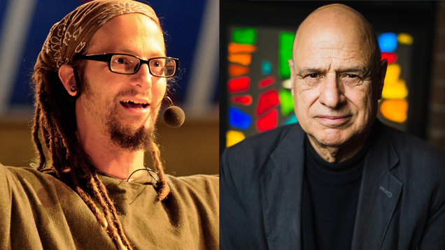 (v.l.) Shane Claiborne und Tony Campolo wirbeln die evangelikale Szene in den USA ordentlich durcheinander