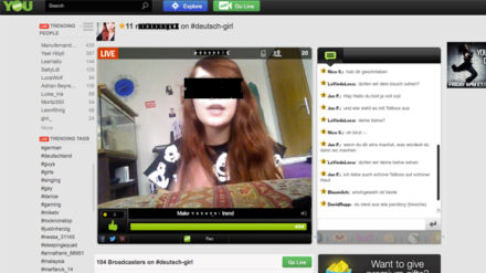 Bei "Younow" lassen sich Videos in Echtzeit streamen. Gleichzeitig kann man mit den Zuschauern chatten. Viele Nutzer gewähren Fremden so Einblick in ihr Privatleben