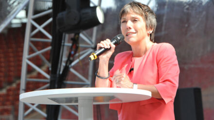 Lutherbotschafterin Margot Käßmann trifft in den USA auf Vorfreude über das Reformationsjubiläum und Sorge über eine Islamisierung