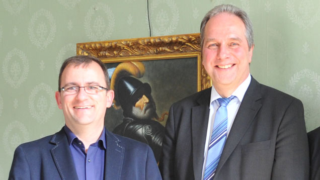 Steffen Kern (l.) und Michael Diener gehören zu den neuen Mitgliedern der EKD Synode