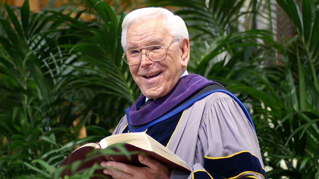 Robert Harold Schuller, Gründer der Crystal Cathedral Ministries in Garden Grove