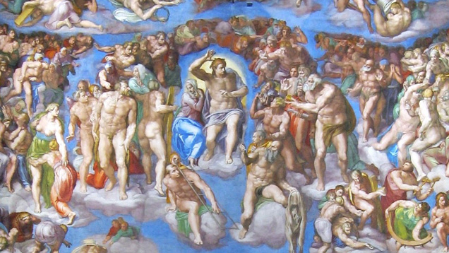 Christentum als Kulturgut - Das Gemälde des italienischen Künstlers Michelangelo in der Sixtinischen Kapelle des Vatikan unter dem Titel „Jüngstes Gericht“ ist ohne Kenntnisse des Christentums nicht zu verstehen