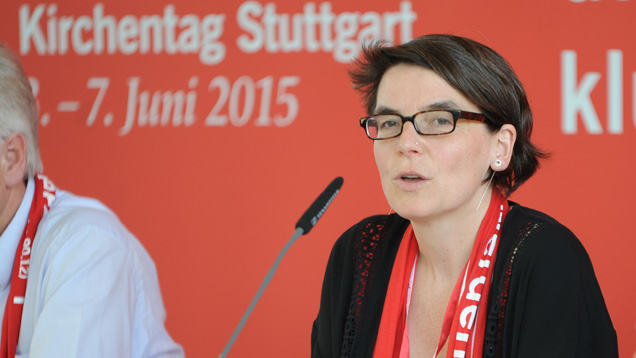Christina Aus der Au – die Schweizerin ist Präsidentin des 36. Deutschen Evangelischen Kirchentages
