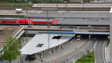 Am Essener Hauptbahnhof wurde das Poster für die Ruhrtriennale wieder entfernt