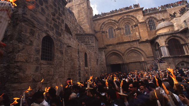 Die Grabeskirche in Jerusalem könnte zum Ziel der Terrororganisation Islamischer Staat werden, wenn Christen die Stadt nicht bis zum 18. Juli verlassen