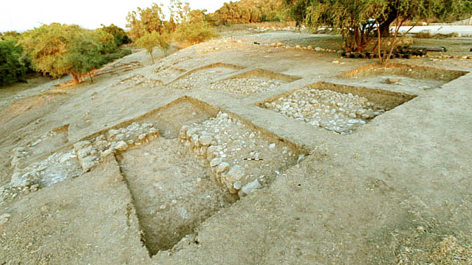 Die Ausgrabungsstätte Tel Zafit – Archäologen haben dort das Stadttor von Gath entdeckt, das in der Bibel erwähnt wird