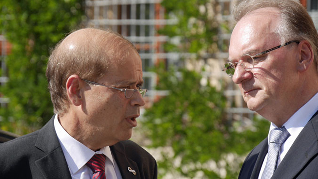 Botschafter Hadas-Handelsman und Ministerpräsident Haseloff waren die Schirmherren der Tagung „Israel und Reformation“