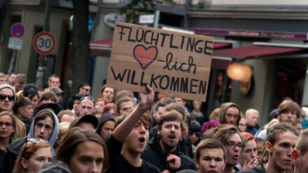 Flüchtlinge werden in Deutschland von vielen Bürgern willkommen geheißen – auch von vielen Journalisten (Archivbild)