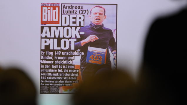 Ein Beispiel für oft kritisierte Berichterstattung: Bild-Titel mit Todespilot Andreas Lubitz