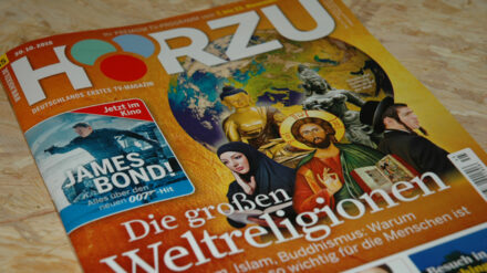 Die TV-Zeitschrift Hörzu widmet sich in den kommenden Ausgaben den fünf Weltreligionen