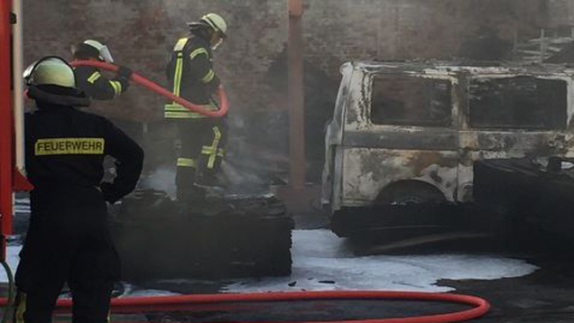 Die Feuerwehr war bei dem Brand schnell zur Stelle