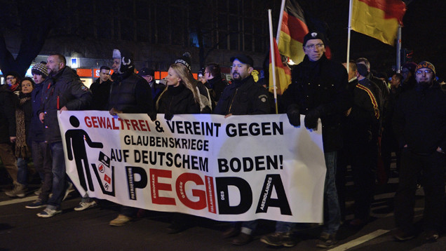 Die Pegida-Demonstrationen stehen in Deutschland 2015 sinnbildlich für einen gefährlichen Redakteursberuf