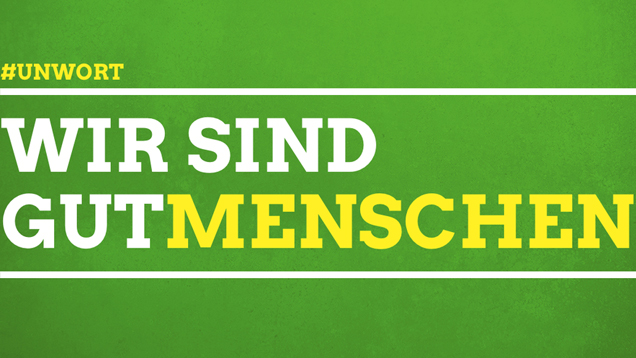 Stolz, sich Gutmensch zu nennen: Dieses Foto twitterten die Grünen am Dienstag
