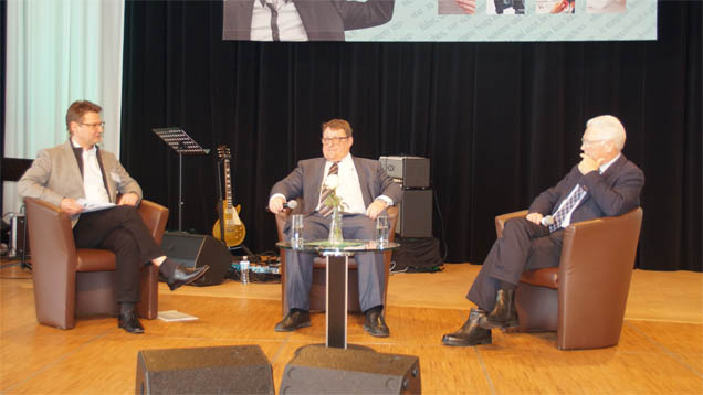 Christoph Irion, Jörg Bollmann und Ulrich Parzany diskutierten über die Frage der Wahrheit.