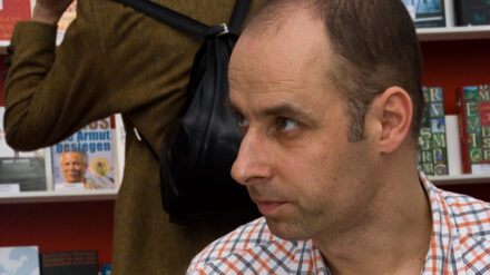 Bekommt für sein Comic "Der Traum von Olympia" den Katholischen Kinder- und Jugendbuchpreis: Reinhard Kleist (hier auf der Buchmesse 2009)