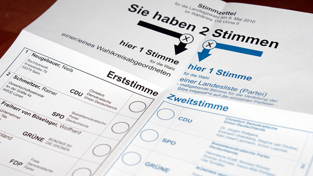 Die bisherige Parteienlandschaft veränderte sich am vergangenen Sonntag in allen drei Bundesländern, in denen gewählt wurde (Symbolbild)