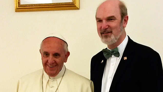 Thomas Schirrmacher (re.) nahm im vergangenen November als protestantischer Gastdelegierter an der Familiensynode des Vatikan teil