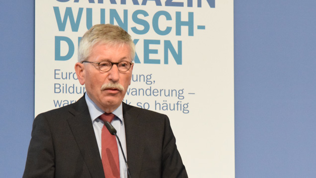 Thilo Sarrazin zeigt in seinem neuen Buch „Wunschdenken”, wie er sich vernünftige Politik im Interesse Deutschlands vorstellt