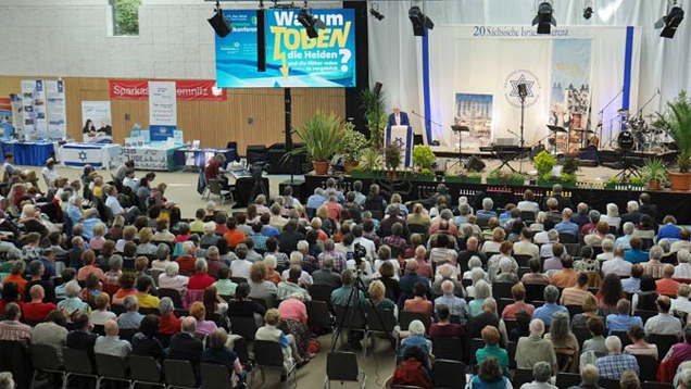 Über 1.000 überwiegend christliche Besucher interessierten sich am Wochenende für die Konferenz der Sächsischen Israelfreunde