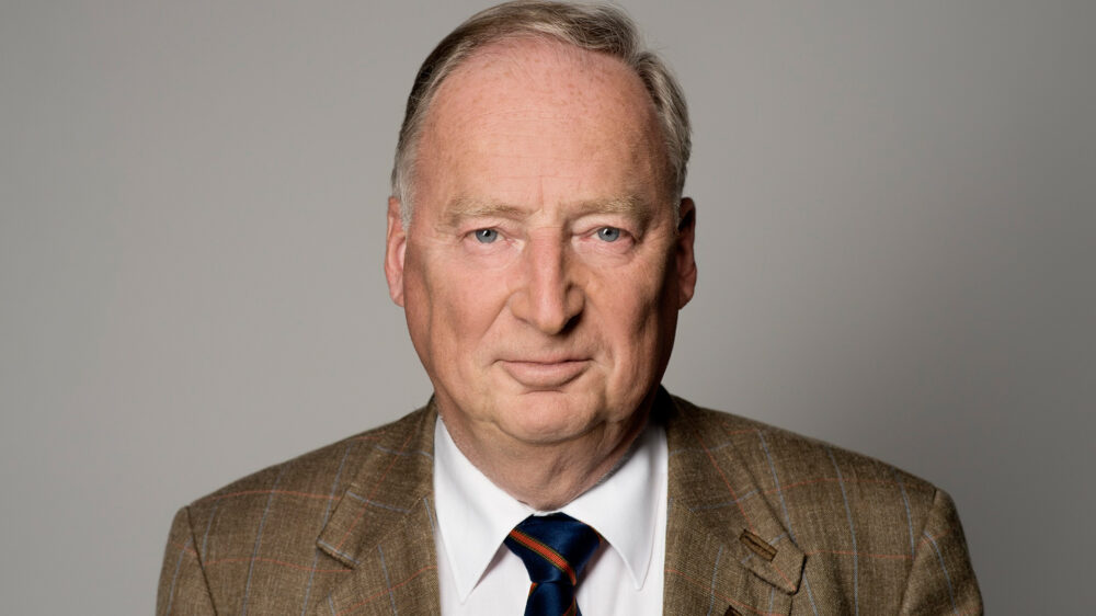 Seine Tochter ist evangelische Pfarrerin, er hingegen sieht sich nicht als gläubig: AfD-Politiker Alexander Gauland